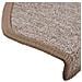 Tappetini per scale 20 pz 65x24x4 cm Marrone chiaro Semicircolari Grandi - Foto miniatura 6