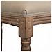 Sgabello In Legno Imbottito Marrone 48x42x76/121h - Foto miniatura 8