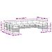 Set divani con cuscino 10 pcs Grigio Naturale e Chiaro - Foto miniatura 7