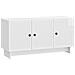 Mobile TV Bianco Lucido 99 x 34,5 x 50 cm Legno ingegnerizzato - Foto miniatura 1