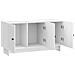 Mobile TV Bianco Lucido 99 x 34,5 x 50 cm Legno ingegnerizzato - Foto miniatura 3