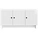 Mobile TV Bianco Lucido 99 x 34,5 x 50 cm Legno ingegnerizzato - Foto miniatura 4