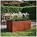 Vaso da giardino Ruggine 120 x 80 x 60 cm Acciaio Corten - Foto miniatura 2