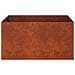 Vaso da giardino Ruggine 120 x 80 x 60 cm Acciaio Corten - Foto miniatura 4