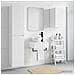 Set di mobili per il bagno 3 pz Bianco Lucido - Foto miniatura 6