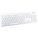 Tastiera USB M-SKB2600  per Gaming (Layout QWERTY) Colore Bianco - Foto miniatura 1