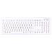 Tastiera USB M-SKB2600  per Gaming (Layout QWERTY) Colore Bianco - Foto miniatura 2