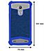 Cover Bumper Universale Smartphone Da 5 A 5.3 Pollici In Silicone Gel Blu - Foto miniatura 3