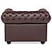 Poltrona Vintage In Pelle Marrone Chesterfield - Foto miniatura 22