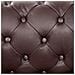 Poltrona Vintage In Pelle Marrone Chesterfield - Foto miniatura 30