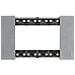 Placca Living Now 4 Moduli Colore Moon Ka4804nw - Foto miniatura 1