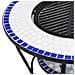 Tavolo Con Braciere A Mosaico Blu E Bianco 68cm In Ceramica - Foto miniatura 3