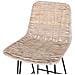 Set Di 2 Sedie Da Bar In Rattan Color Naturale Cassita - Foto miniatura 16