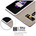 Custodia Compatibile Con Oneplus 5 In Grigio Nero - Coperchio Protettiva Con Chiusura Magnetica, Funzione Stand E Tasca Per Le Carte - Foto miniatura 3
