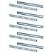 3043405 Coppia Di Guide / binari Con Cuscinetti A Sfere Ad Estrazione Totale 45mm X 400mm Per Cassetto, Set Di 5 - Foto miniatura 1