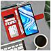 Custodia Xiaomi Redmi Note 9s / 9 Pro / 9 Pro Max Portafoglio Supporto Rosso - Foto miniatura 2