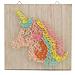 Scatola Con Telaio In Legno - String Art - Unicorne - Foto miniatura 1