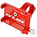 Supporto Bici Per Smartphone 55-100 Mm Di Larghezza Manubrio G-81 Acciaio Rosso - Foto miniatura 1