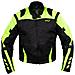 Giacca Moto Tessuto Cordura Manica Staccabile Racing Sport Touring Fluo Xl - Foto miniatura 2
