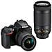 D5600 + AF-P DX 18-55mm + AF-P DX 70-300mm, Kit fotocamere SLR, CMOS, 6000 x 4000 Pixel, 6000 x 4000, 4496 x 3000, 2992 x 2000, 23,5 x 15,6 mm, DX - Foto miniatura 9