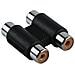 00181413 2 x RCA 2 x RCA Nero cavo di interfaccia e adattatore - Foto miniatura 1