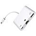 W125648613 cavo di interfaccia e adattatore RJ45, Lightning, USB Lightning Hub Bianco - Foto miniatura 1