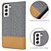 Custodia Compatibile Con Samsung Galaxy S21 Plus In Grigio Chiaro Marrone - Coperchio Protettiva Con Chiusura Magnetica, Funzione Stand E Tasca Per Le Carte - Foto miniatura 6