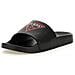 Fm6clcele19 Ciabatte Gomma Piscina Mare Slider Shower Nero Nero 45 - Foto miniatura 1