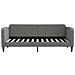 Divano Letto Con Materasso Grigio Scuro 80x200 Cm In Tessuto - Foto miniatura 4