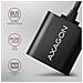 Axagon ADA-12 USB 2.0 Stereo Audio Mini-Adapter 15 cm Kabellänge - Kabel - Audio /Multimedia 2.0 canali - Foto miniatura 4