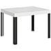 Tavolo Allungabile 80x120/204 Cm Linea Telaio Antracite - Cemento - Foto miniatura 1