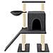 Albero Per Gatti Con Tiragraffi In Sisal Grigio Scuro 96,5 Cm - Foto miniatura 2