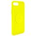 Cover Per Iphone 6/7/8/se (2020) Serie Icon Silicone Piastra Metallica, Giallo - Foto miniatura 1