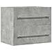 Mobile Lavabo Grigio Cemento 60x38,5x48 Cm In Legno Multistrato - Foto miniatura 2