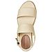 Mid Wedge Sandal Sandali Cotone Scarpe Donna Beige Eu 36, Fw0fw07885 Acr - Foto miniatura 2
