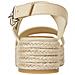 Mid Wedge Sandal Sandali Cotone Scarpe Donna Beige Eu 36, Fw0fw07885 Acr - Foto miniatura 3
