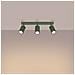 Lampada Da Soffitto Karbon 3l Verde Oliva Sl. 1619 - Minimalista Lampada Da Soffitto Verde Oliva 16.5x45x6.5 Cm - Foto miniatura 3