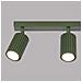 Lampada Da Soffitto Karbon 3l Verde Oliva Sl. 1619 - Minimalista Lampada Da Soffitto Verde Oliva 16.5x45x6.5 Cm - Foto miniatura 6