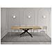 Tavolo allungabile 90x140/244 cm Karida quercia natura gambe antracite - Foto miniatura 3