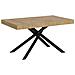 Tavolo allungabile 90x140/244 cm Karida quercia natura gambe antracite - Foto miniatura 1