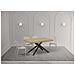 Tavolo allungabile 90x140/244 cm Karida quercia natura gambe antracite - Foto miniatura 2