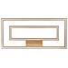 Lampada A Soffitto Zancara - Marrone - Legno - 38x83x5 Cm - Foto miniatura 1