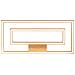 Lampada A Soffitto Zancara - Marrone - Legno - 38x83x5 Cm - Foto miniatura 2