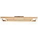 Lampada A Soffitto Zancara - Marrone - Legno - 38x83x5 Cm - Foto miniatura 5