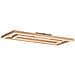 Lampada A Soffitto Zancara - Marrone - Legno - 38x83x5 Cm - Foto miniatura 7