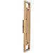 Lampada A Soffitto Zancara - Marrone - Legno - 38x83x5 Cm - Foto miniatura 8
