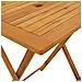 Lusso Casadino -  Tavolo Da Giardino Pieghevole 60x60x75 Cm In Massello Di Acacia - Foto miniatura 7