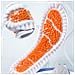 Solette Sportive Con Ammortizzazione Completa Del Palmo Orange Xxxl - Foto miniatura 3