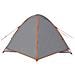 Tenda da Campeggio a Cupola 3 Persone Arancione Impermeabile - Foto miniatura 6
