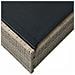 Lettino prendisole Beige 60x200x27 cm Rattan Poliestere - Foto miniatura 4